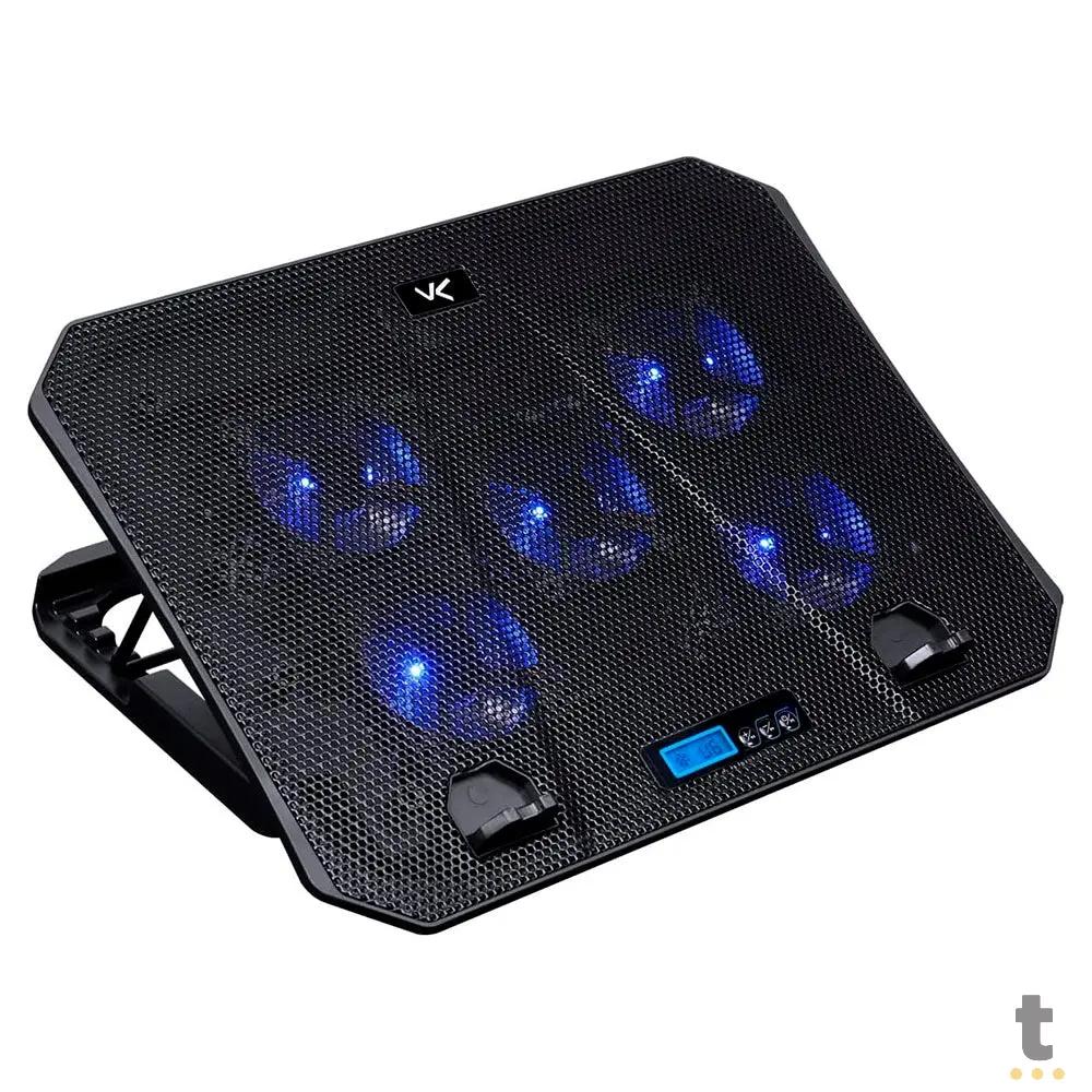 Suporte Base Cooler Para Notebook c/ Ajuste Ice Vinik C/ Led Blue - CN300 Truedata