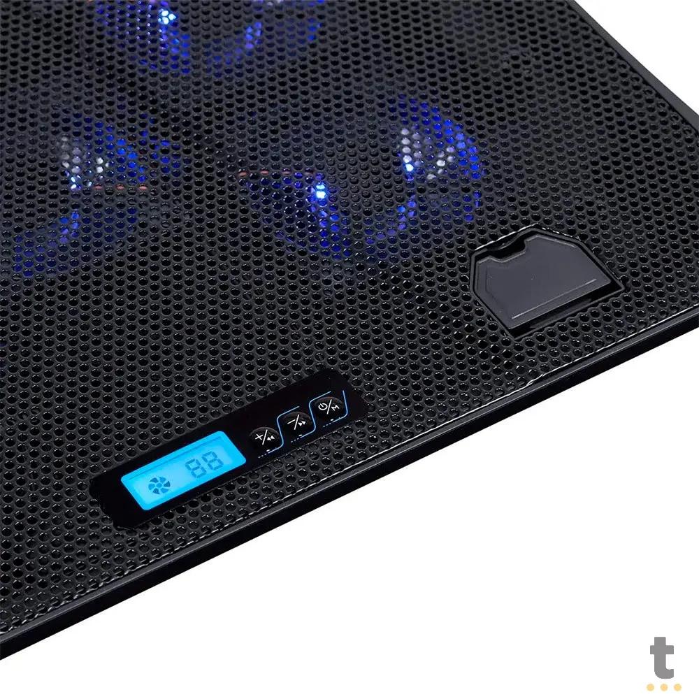 Suporte Base Cooler Para Notebook c/ Ajuste Ice Vinik C/ Led Blue - CN300 Truedata