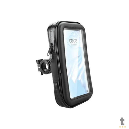 Suporte Capa para Smartphone p/ Bicicleta e Moto a Prova D'Agua C/ Saída USB Knup - KP-7008 Truedata