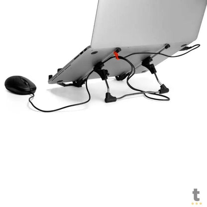 Suporte Ergonômico Para Notebook Tablet Com Suporte Caneta Jetline Truedata