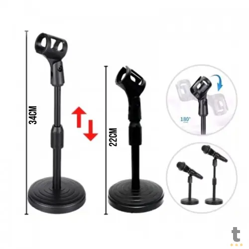 Suporte Mini Pedestal de Mesa para Microfone It-Blue - LE-3602 Truedata