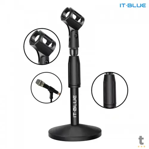Suporte Mini Pedestal de Mesa para Microfone It-Blue - LE-3602 Truedata