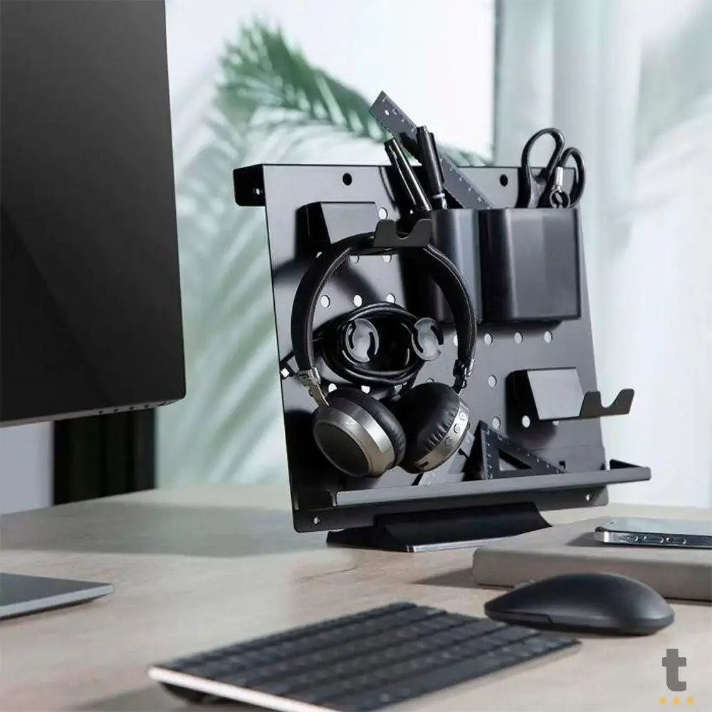 Suporte Organizador de Mesa Customizável Preto PCYes - SO-DA06P Truedata