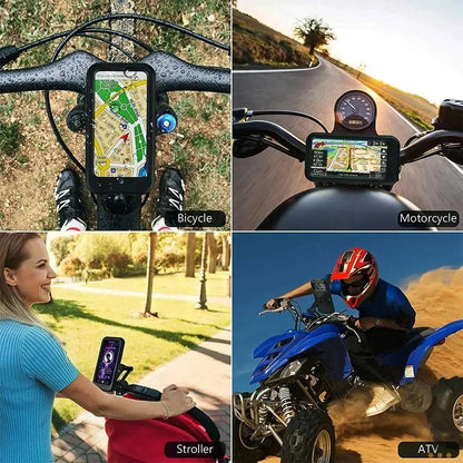 Suporte P/ Smartphone Prova D'Agua para Bicicleta Leon - HJ-89 Truedata