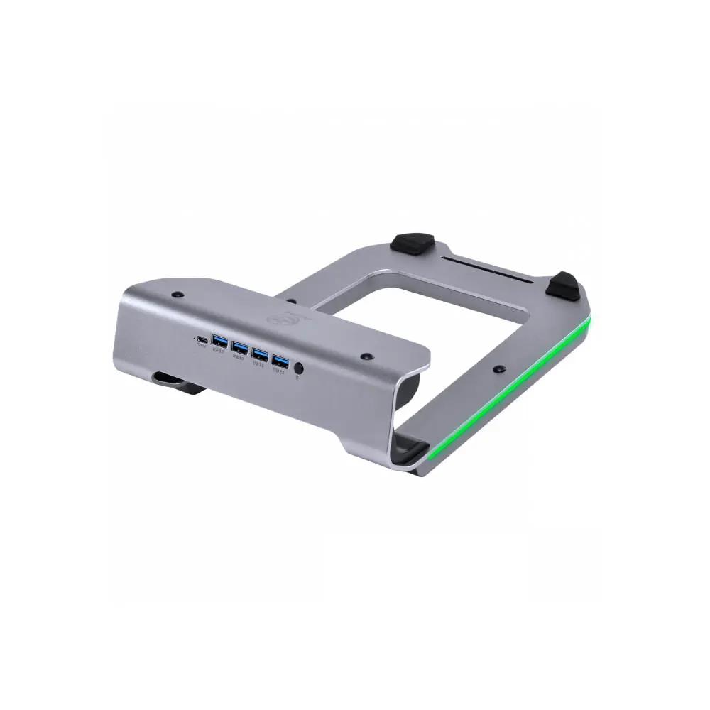 Suporte Para Notebook Gamer PCYes Podium Ate 17,3 Pols RGB C/ Hub  - PASNR01 Truedata