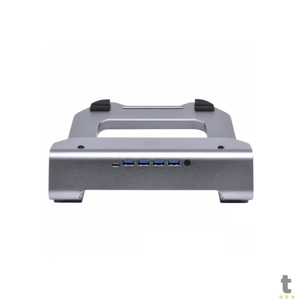 Suporte Para Notebook Gamer PCYes Podium Ate 17,3 Pols RGB C/ Hub  - PASNR01 Truedata