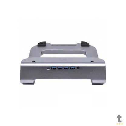 Suporte Para Notebook Gamer PCYes Podium Ate 17,3 Pols RGB C/ Hub  - PASNR01 Truedata