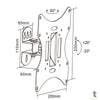 Suporte Para Tv Inclinável 23 A 42 Pols. Tomate - MT-501A Truedata