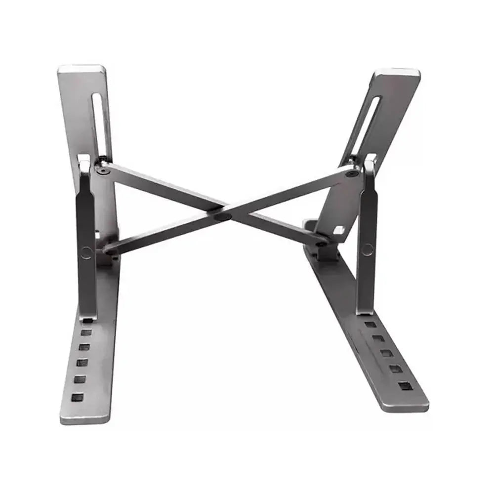 Suporte Retratil Para Notebook Multi Aluminio 6 Niveis de Altura Prata - AC378 Truedata