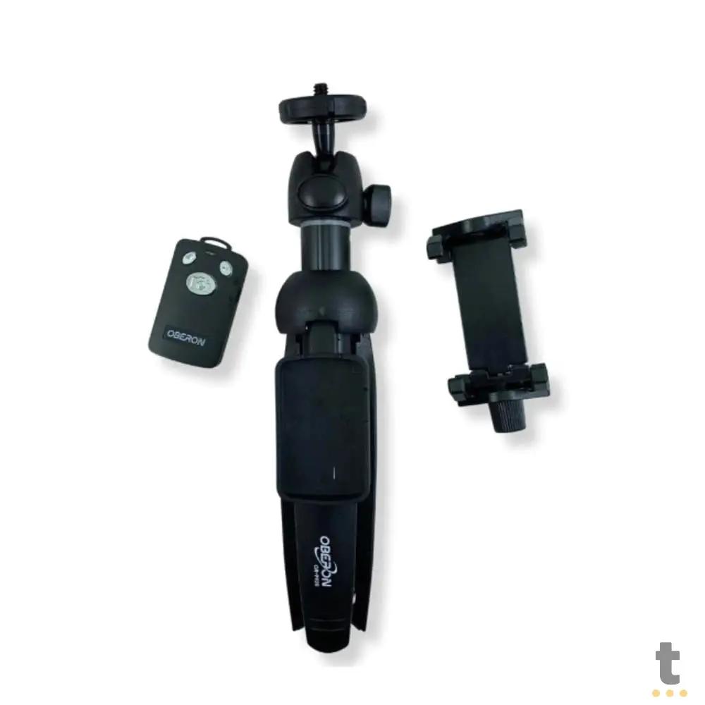 Suporte Tripé Para Smartphone C/ Controle Remoto Oberon - OR-9928 Truedata