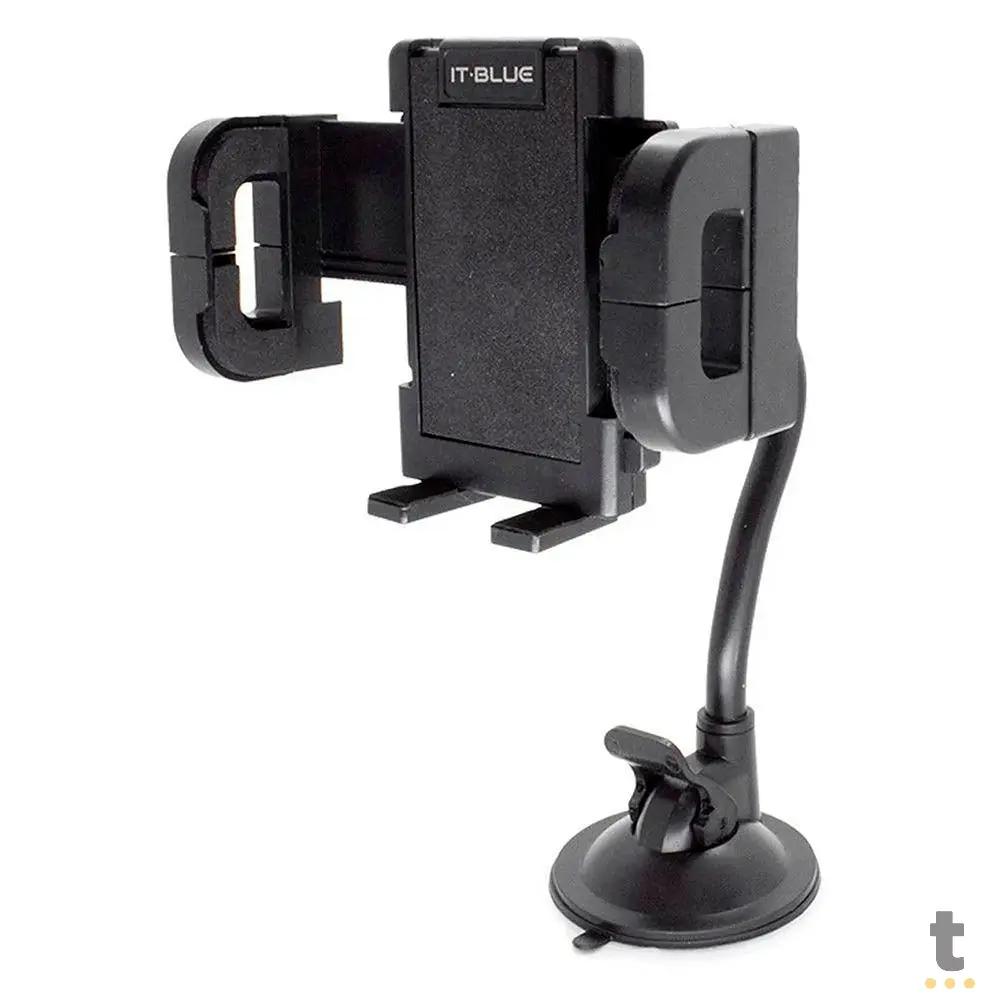 Suporte Veicular p/ Smartphone 3.5 a 6 pols It-Blue - LE-022 Truedata