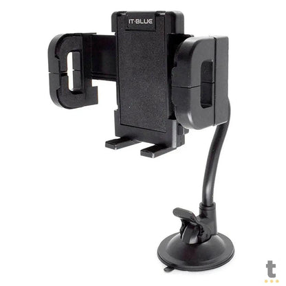 Suporte Veicular p/ Smartphone 3.5 a 6 pols It-Blue - LE-022 Truedata