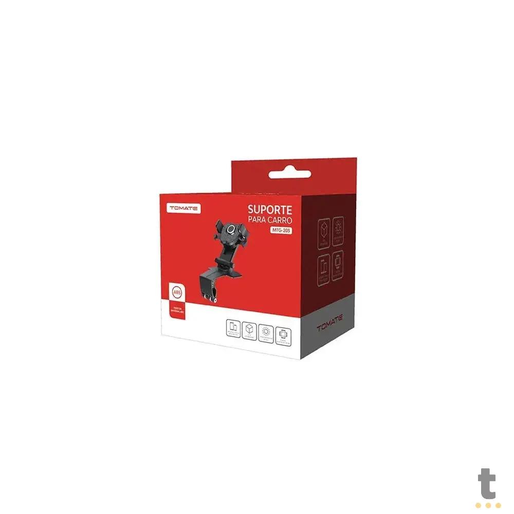 Suporte Veicular para Smartphone de 4.8 a 6.2 pols Tomate C/ Rotação - MTG-203 Truedata