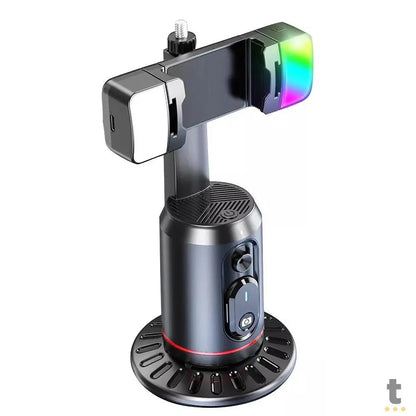 Suporte de Celular com Led P/ Selfie 360 Graus C/ Controle Remoto aGold - SLF-02 Truedata