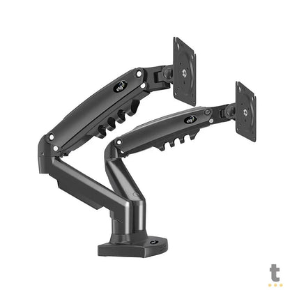 Suporte de Mesa Articulado Para Dois Monitores ELG F160N 17" a 35" - 80837 Truedata