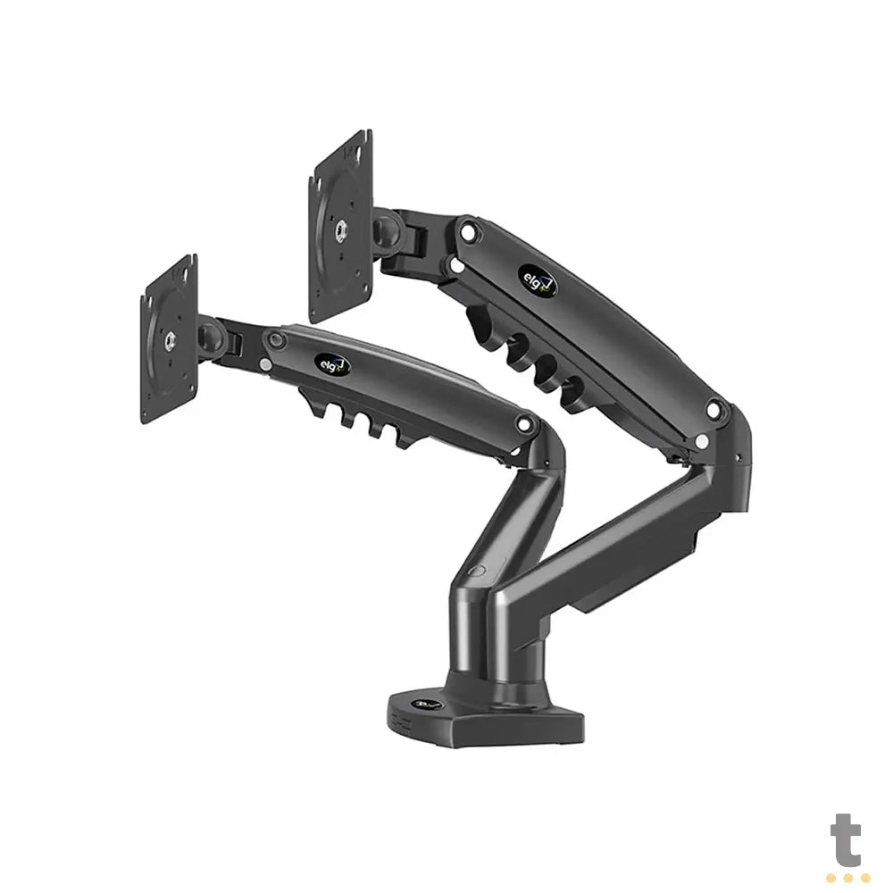 Suporte de Mesa Articulado Para Dois Monitores ELG F160N 17" a 35" - 80837 Truedata