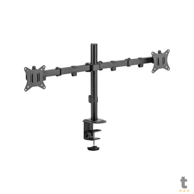 Suporte de Mesa Articulado Para Dois Monitores Fortrek 17