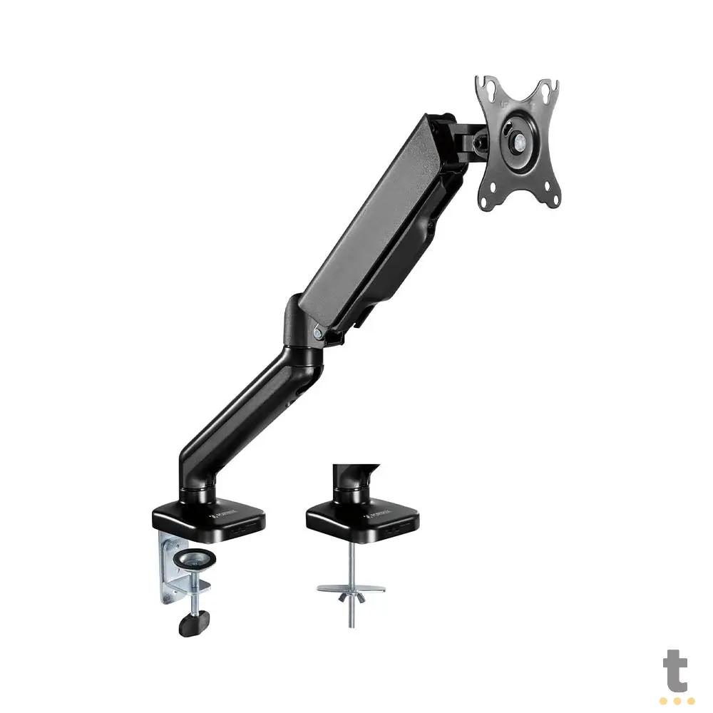 Suporte de Mesa Articulado a Gás Para Monitor Fortrek Fk421s 17" a 32" - 81031 Truedata