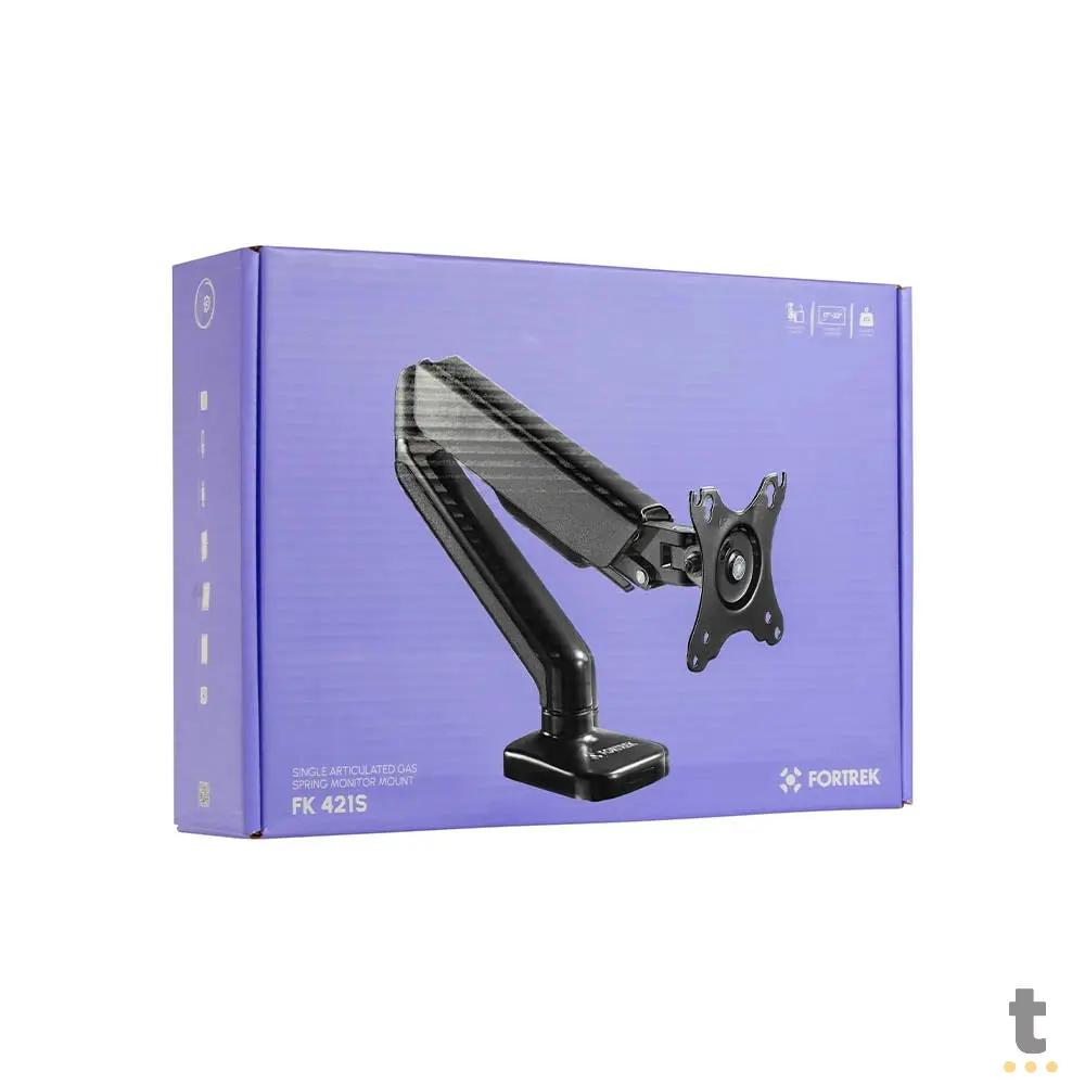 Suporte de Mesa Articulado a Gás Para Monitor Fortrek Fk421s 17" a 32" - 81031 Truedata