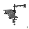 Suporte de Mesa Articulado para Monitor 17" a 32" e Notebook de 10" a 15,6" Fortrek Fk485s  - 81036 Truedata