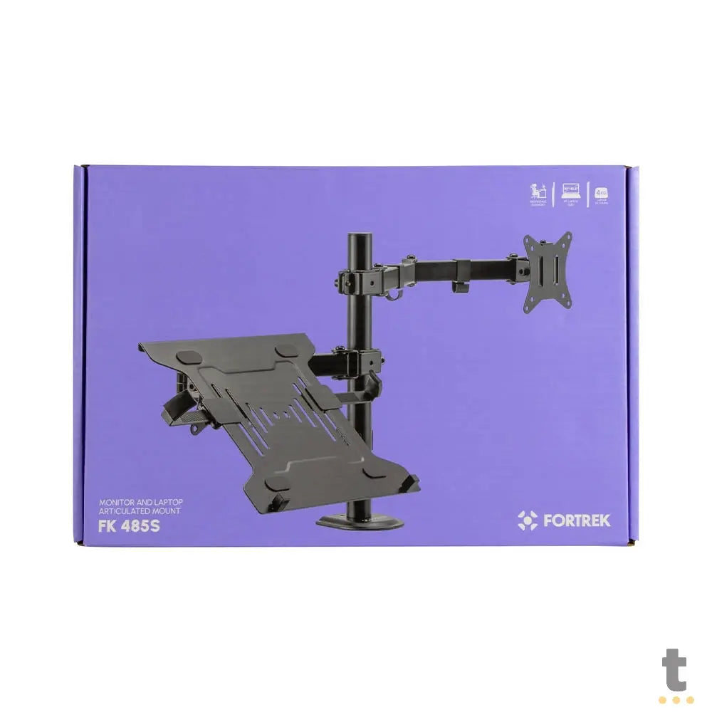 Suporte de Mesa Articulado para Monitor 17" a 32" e Notebook de 10" a 15,6" Fortrek Fk485s  - 81036 Truedata