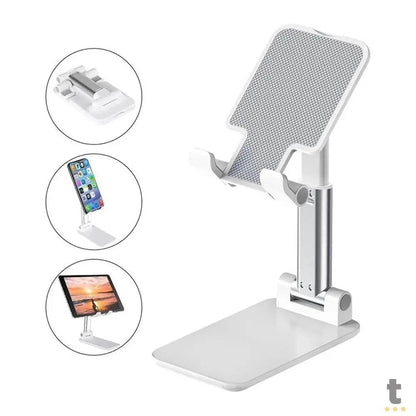 Suporte de Mesa Dobrável para Smartphone Knup - LE-049 Truedata