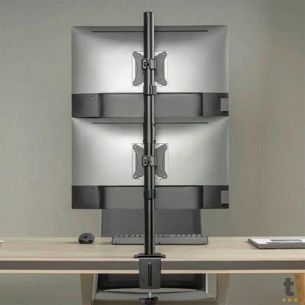 Suporte de Mesa Fixo para Dois Monitores 17" a 32" Vertical Vinik - SMD420B Truedata