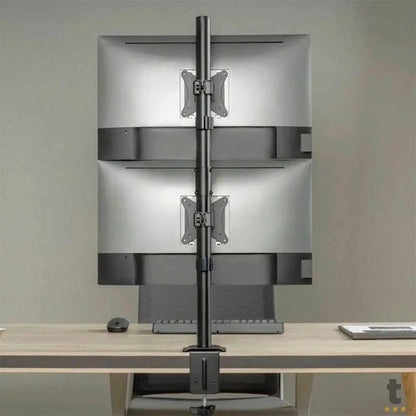 Suporte de Mesa Fixo para Dois Monitores 17" a 32" Vertical Vinik - SMD420B Truedata