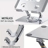 Suporte de Mesa Retratil Para Tablet em Metal com Rotação Truedata