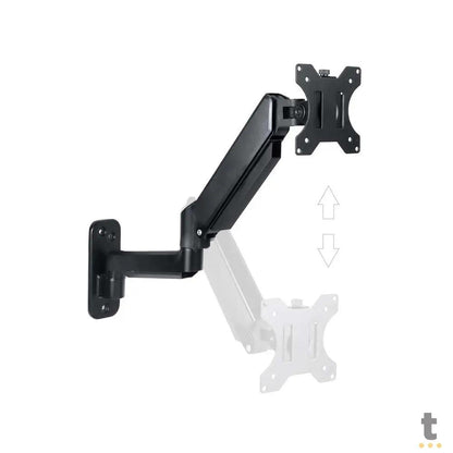 Suporte de Parede para Monitor 17" a 32" Articulado a Gas PCYes - PW01A Truedata