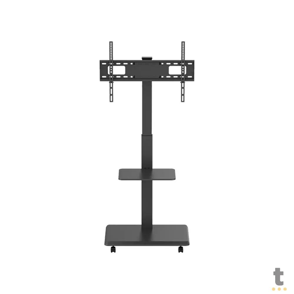 Suporte de Piso para TV e Monitor PCYes 37" a 75" Com Suporte para Receptor - SR160P Truedata