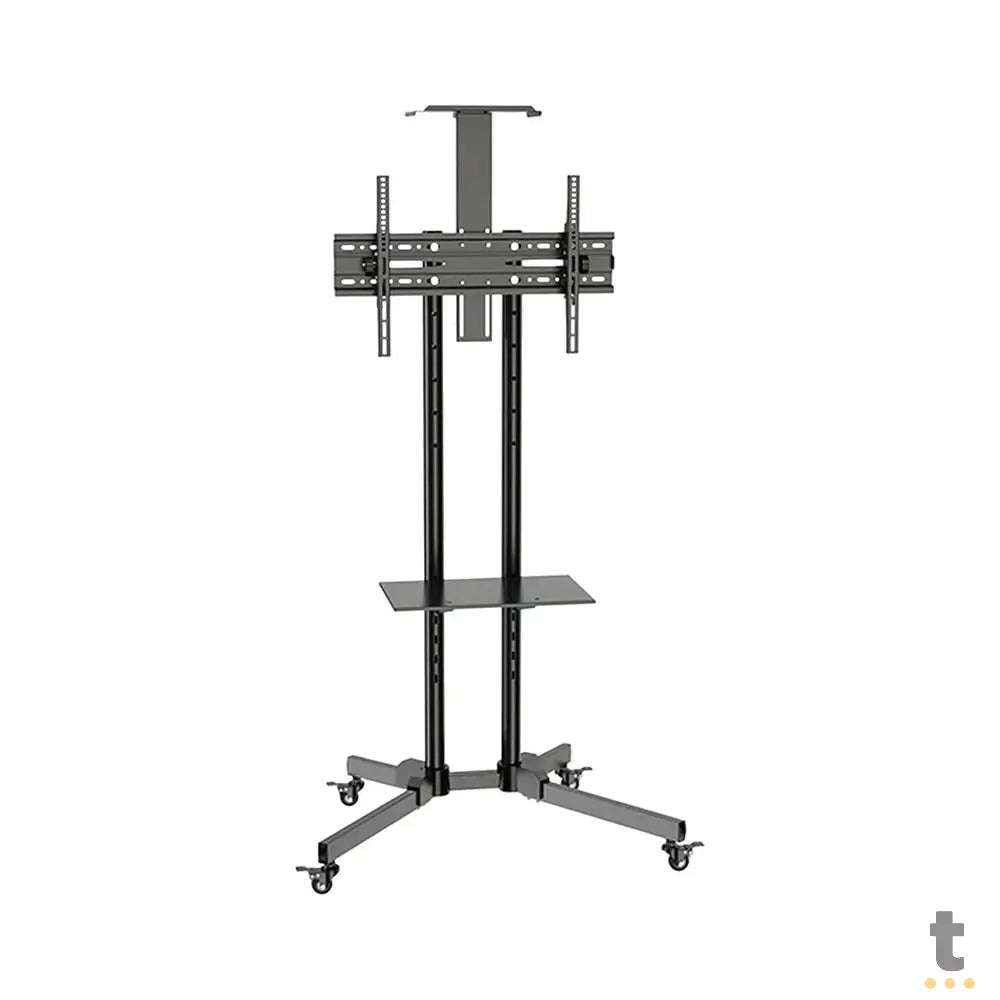 Suporte de Piso para Tv e Monitor ELG 32" a 75" Com Suporte para Receptor - TVA06V6S Truedata