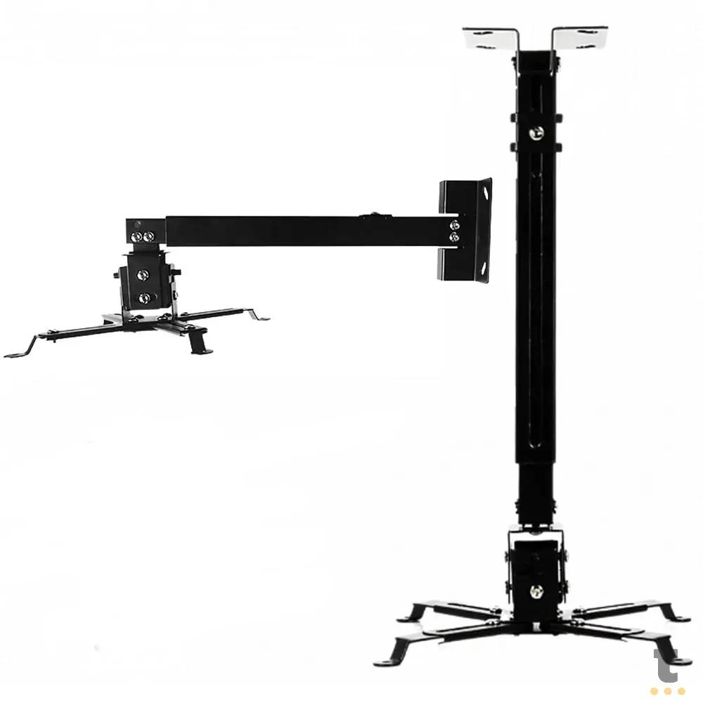 Suporte de Teto Para Projetor Oberon C/ Rotação 180º Preto - OR-SP102 Truedata