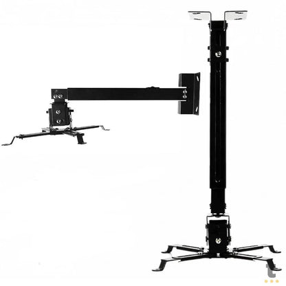 Suporte de Teto Para Projetor Oberon C/ Rotação 180º Preto - OR-SP102 Truedata