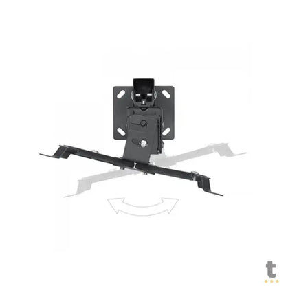 Suporte de Teto Para Projetor Oberon C/ Rotação 180º Preto - OR-SP102 Truedata