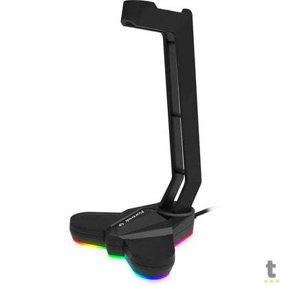 Suporte p/ Headset RGB Vickers Fortrek Preto Truedata