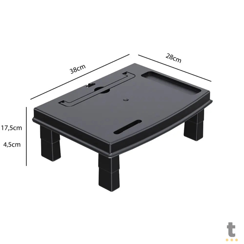 Suporte para Monitor e Notebook ErgoNew3 Reliza Preto - 88053 Truedata