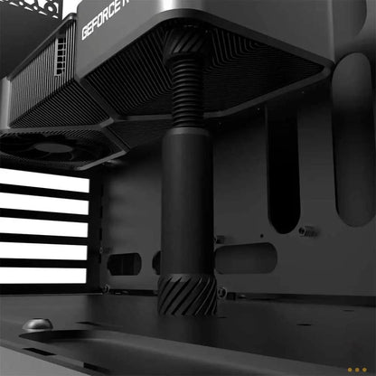 Suporte para Placa de Vídeo Ajustável Vertical Jacked V3 8-12Cm - Preto Truedata