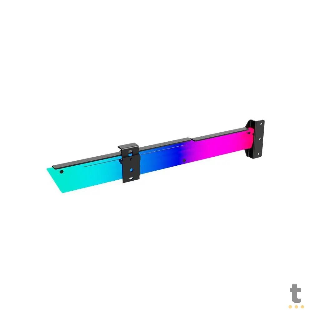Suporte para Placa de Vídeo Ajustável Vertical Redragon C/ RGB Preto - RD-GCP03 Truedata