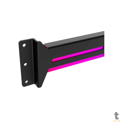 Suporte para Placa de Vídeo Ajustável Vertical Redragon C/ RGB Preto - RD-GCP03 Truedata