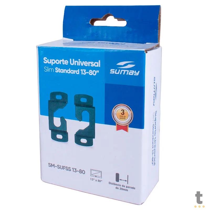 Suporte para TV e Monitor Universal Fixo Sumay - SM-SUFSS 13/80 Truedata