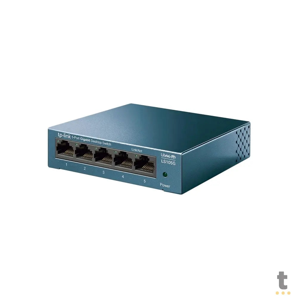 Switch 05 Portas Gigabit 10/100/1000 Mbps Tp-Link - LS105G Truedata