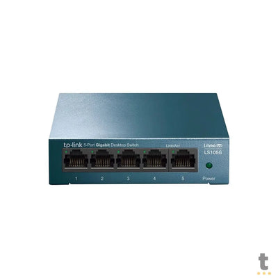 Switch 05 Portas Gigabit 10/100/1000 Mbps Tp-Link - LS105G