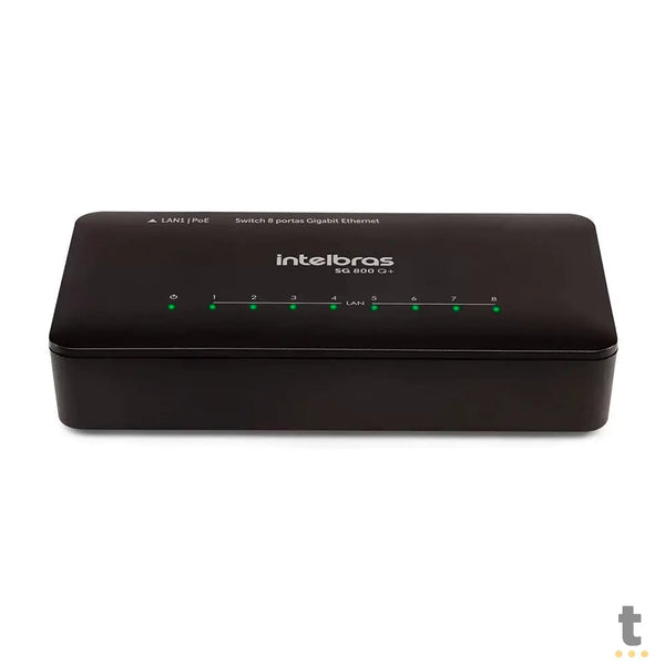 Switch 08 Portas Gigabit 10/100/1000 Mbps Intelbras Sg 800 Q+ - 4760079