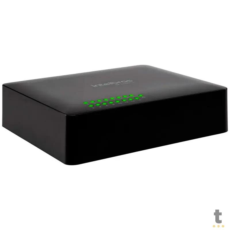 Switch 16 Portas Fast Ethernet 10/100 Mbps Intelbras Sf 1600 Q+ - 4760033 Truedata