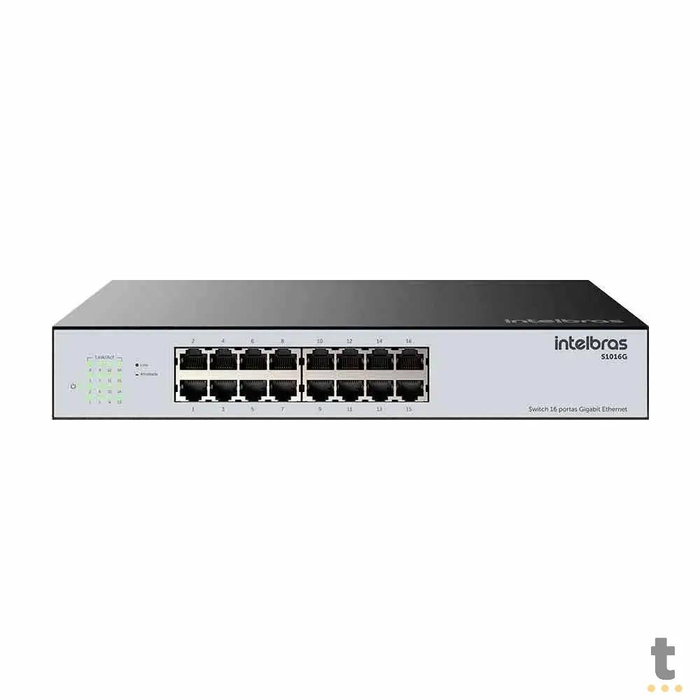 Switch 16 Portas Gigabit 10/100/1000 Mbps Intelbras - 4760082 Truedata