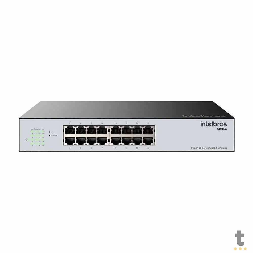 Switch 16 Portas Gigabit 10/100/1000 Mbps Intelbras - 4760082 Truedata