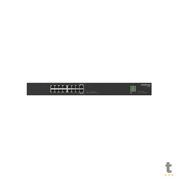 Switch 16 Portas Gigabit 10/100/1000 Mbps Intelbras - S1116G