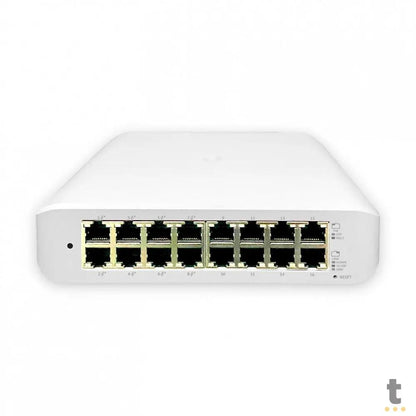 Switch 16 Portas (8 PoE+) Gigabit 10/100/1000 Unifi Gerenciavel - USW-Lite-16-PoE Truedata