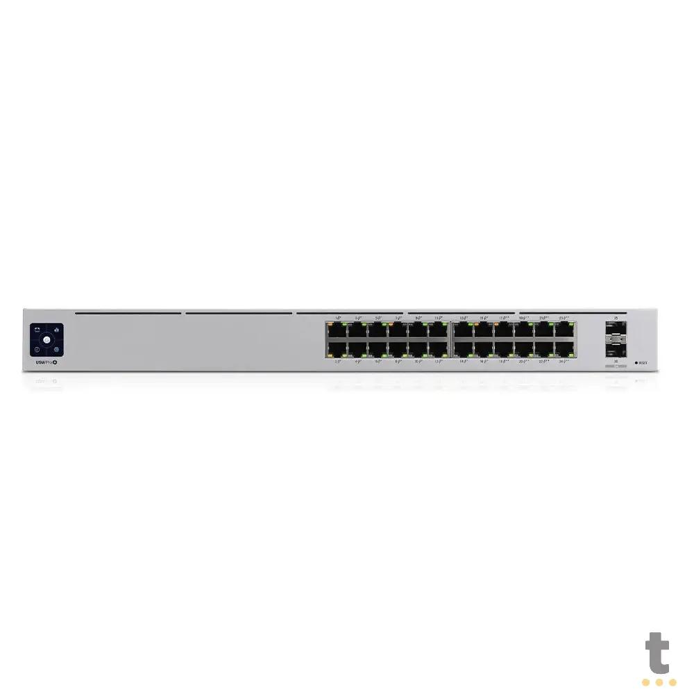 Switch 24 Portas 10/100/1000 Mbps PoE + 02 SFP Ubiquiti Unifi Pro - USW-Pro-24-PoE Truedata